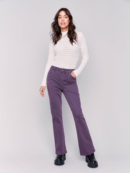 CHARLIE B C5533 BOOTCUT PANT-2 COLOURS