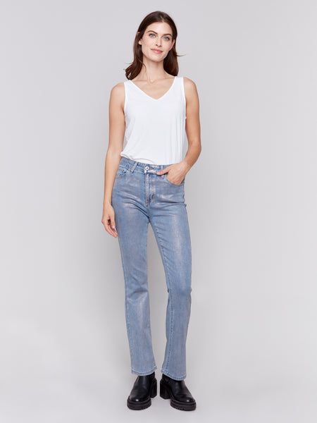 CHARLIE B C5533P BOOTCUT LEG PANT