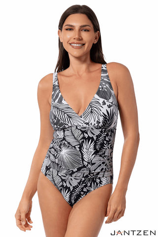 JANTZEN JZ25026M PATTY SURPLICE ONE-PIECE