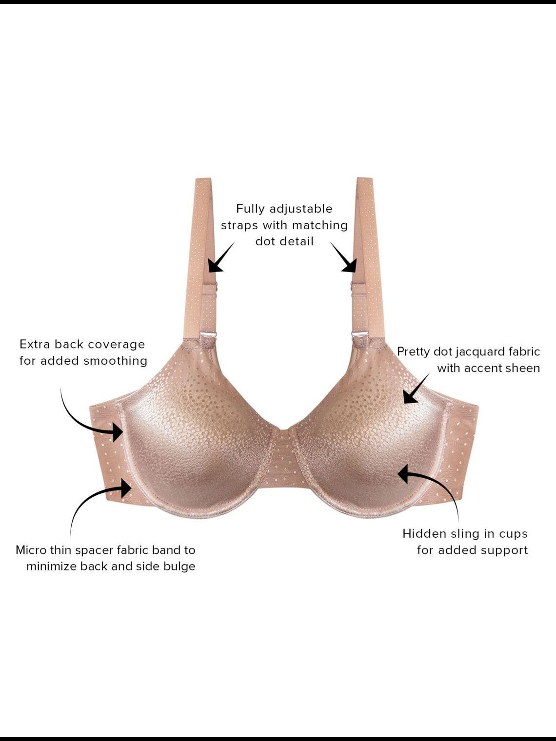 WACOAL 855303 Back Appeal Underwire Bra – Serena's Ladies Wear