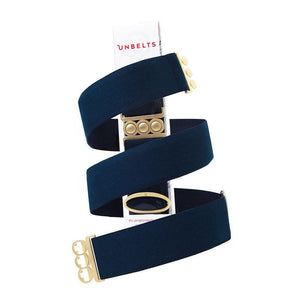 UNBELTS FRENCH NAVY/GOLD