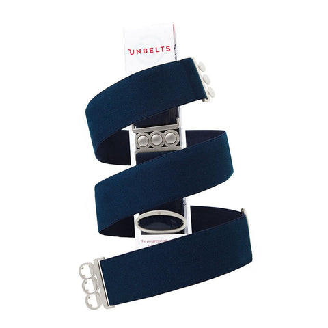 UNBELTS FRENCH NAVY/SILVER