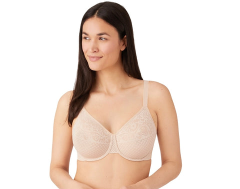 Buy Wacoal Halo Lace Underwire Convertible Bra - Beige At 72% Off