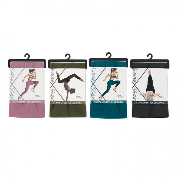 FITKICKS®  CROSSOVERS™ active lifestyle leggings  6 COLOURS