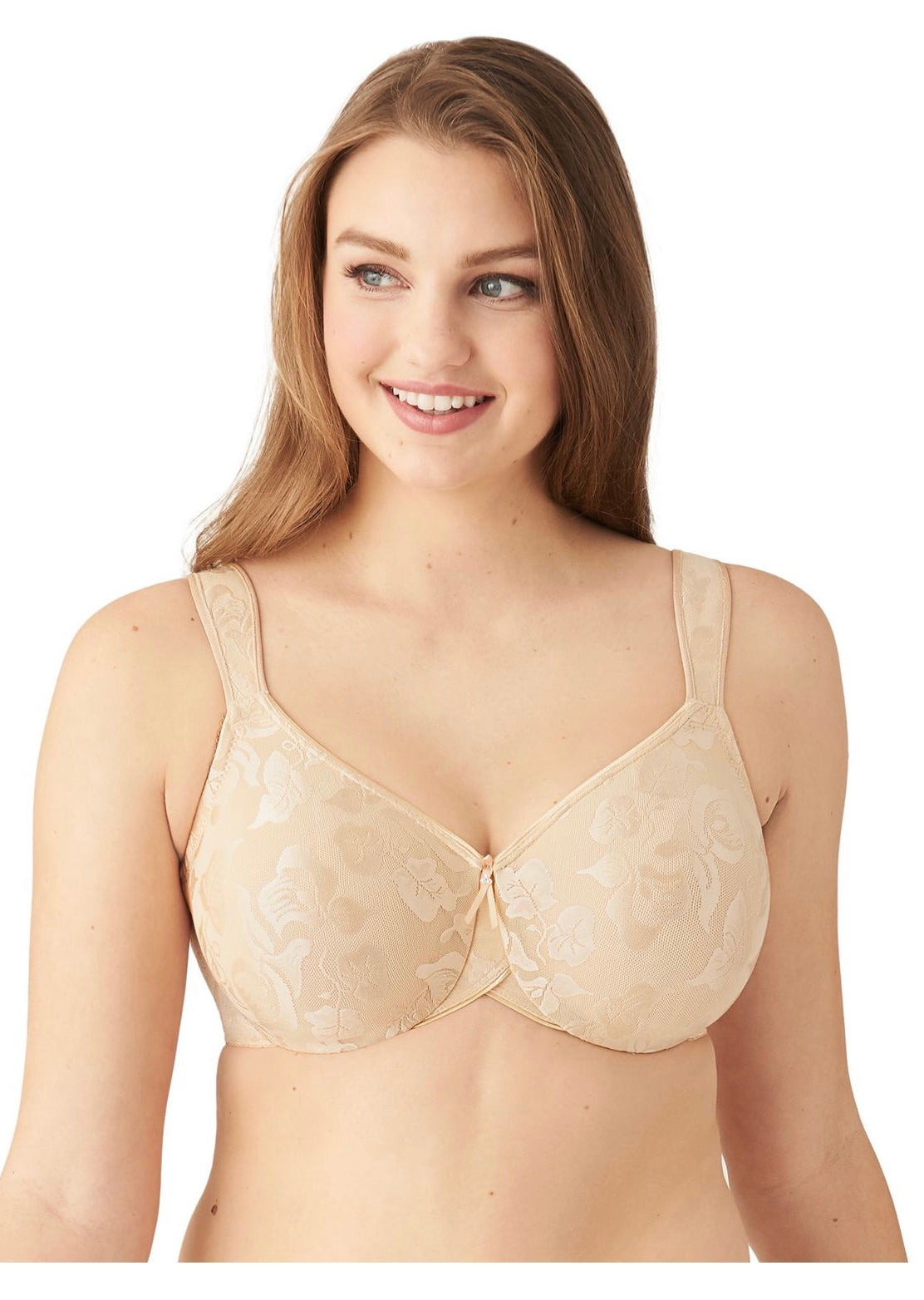 Wacoal Awareness Full Figure Seamless Underwire Bra 85567 Up To I Cup  Bristol Blue