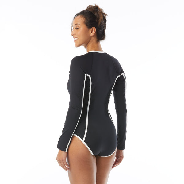 BEACH HOUSE SPORT H22717  LONG SLEEVE ZIP FRONT ONE PIECE SWIMSUIT 2 COLOURS